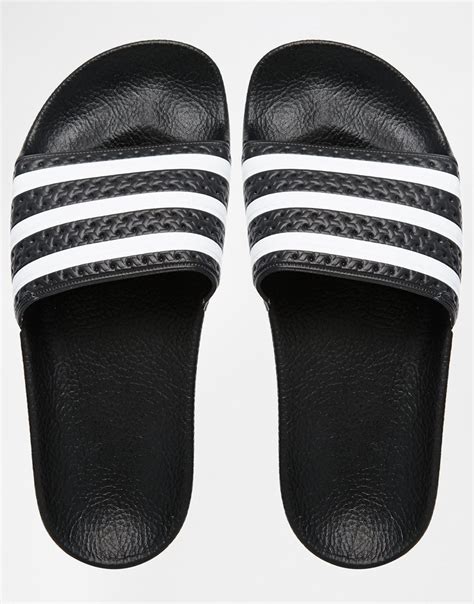 adidas schwarz braune stripe|adidas striped sandals.